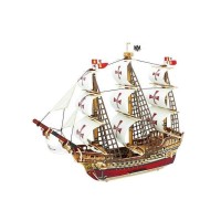 3D пазлы из пенокартона КОРАБЛЬ САНТА МАРИЯ (102 детали, 12 листов) 3D пазлы из пенокартона КОРАБЛЬ САНТА МАРИЯ (102 детали, 12 листов)