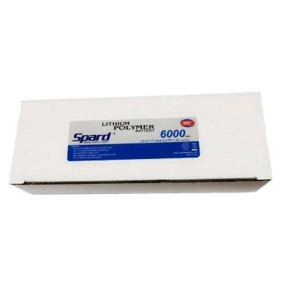 Аккумулятор Li-Po Spard 6000mAh, 7,4V, 30C, T‐plug для Remo Hobby и Himoto 1/10, 1/8