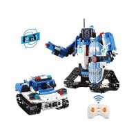 Радиоуправляемый конструктор CADA 2 в 1 полицейский робот-трансформер (556 деталей)
