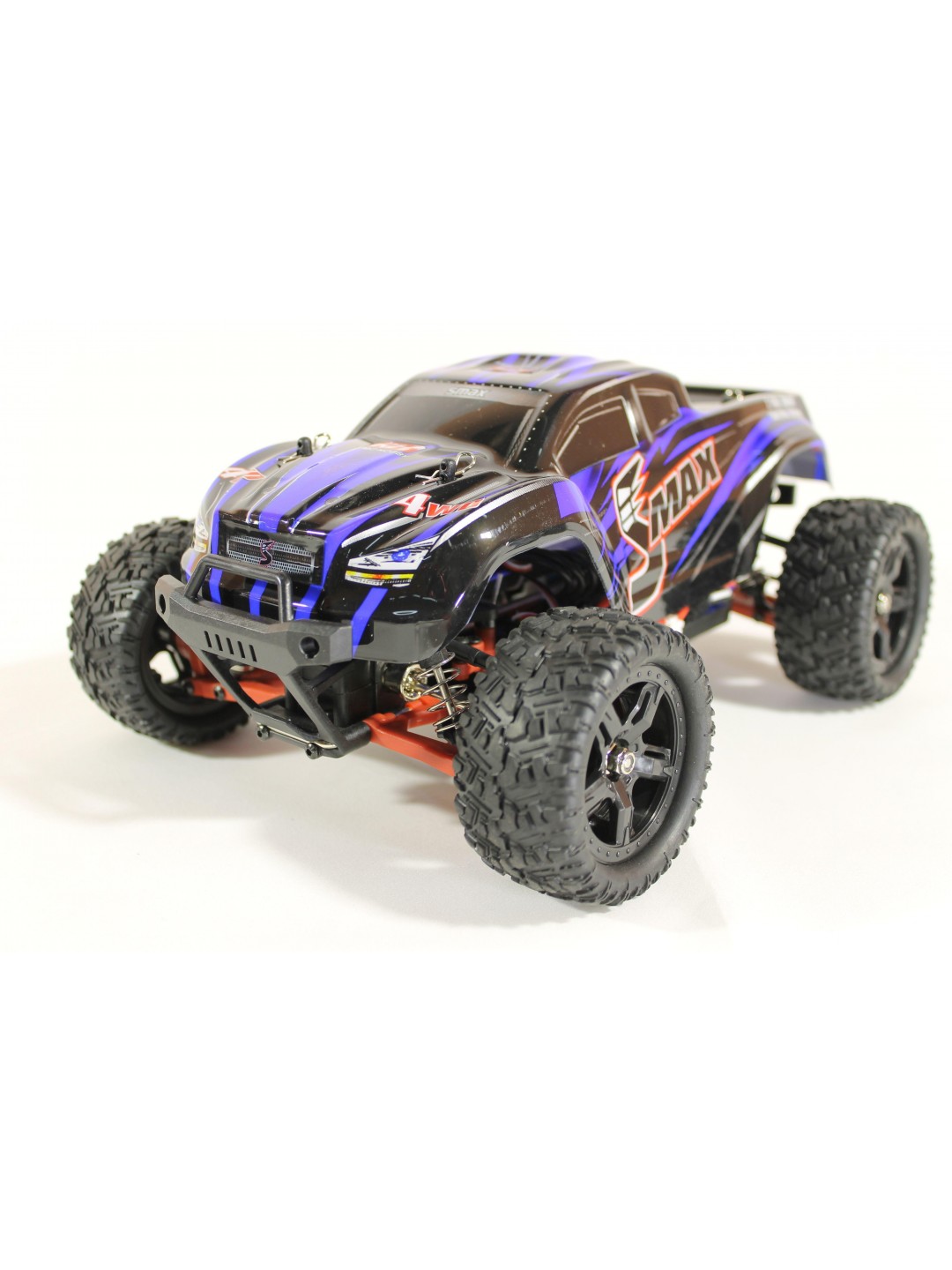Радиоуправляемый монстр Remo Hobby SMAX Brushless UPGRADE (синий) 4WD 2.4G 1/16 RTR