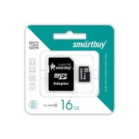 Карта памяти SMART BUY microSDHC-16 Gb class 10 Карта памяти SMART BUY microSDHC-16 Gb class 10