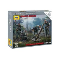 Сборные солдатики ZVEZDA Немецкий 120-мм миномет с расчетом, 1/72 Сборные солдатики ZVEZDA Немецкий 120-мм миномет с расчетом, 1/72