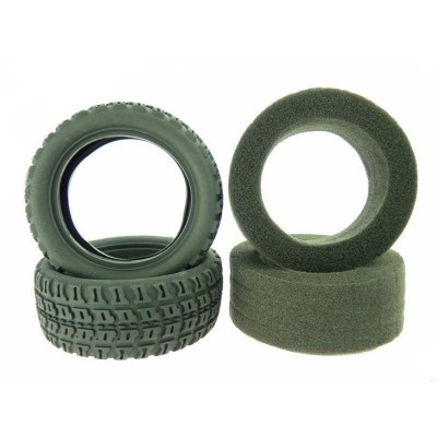 Передние шины со вставками для моделей Himoto E10SC, E10SCL комплект Передние шины со вставками для моделей Himoto E10SC, E10SCL комплект