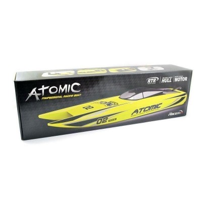 Радиоуправляемый катамаран Volantex RC ATOMIC 700 желтый Brushless 2.4G LiPo RTR