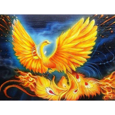 Картина мозаикой 15х20 ЖАР-ПТИЦА (9 цветов)