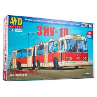 Сборная модель AVD ЗиУ-10 (ЗиУ-683) троллейбус, 1/43 Сборная модель AVD ЗиУ-10 (ЗиУ-683) троллейбус, 1/43
