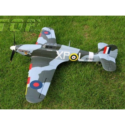 Радиоуправляемый самолет Top RC Hurricane зеленый 750мм 2.4G 4-ch LiPo RTF