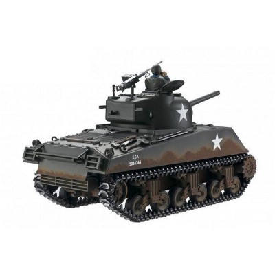 Р/У танк Torro Sherman M4A3, 1/16  2.4G, ИК-пушка, деревянная коробка