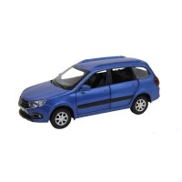 Машина "АВТОПАНОРАМА" LADA GRANTA CROSS, синий, 1/24, свет, звук, инерция, в/к 24,5*12,5*10,5 см Машина "АВТОПАНОРАМА" LADA GRANTA CROSS, синий, 1/24, свет, звук, инерция, в/к 24,5*12,5*10,5 см