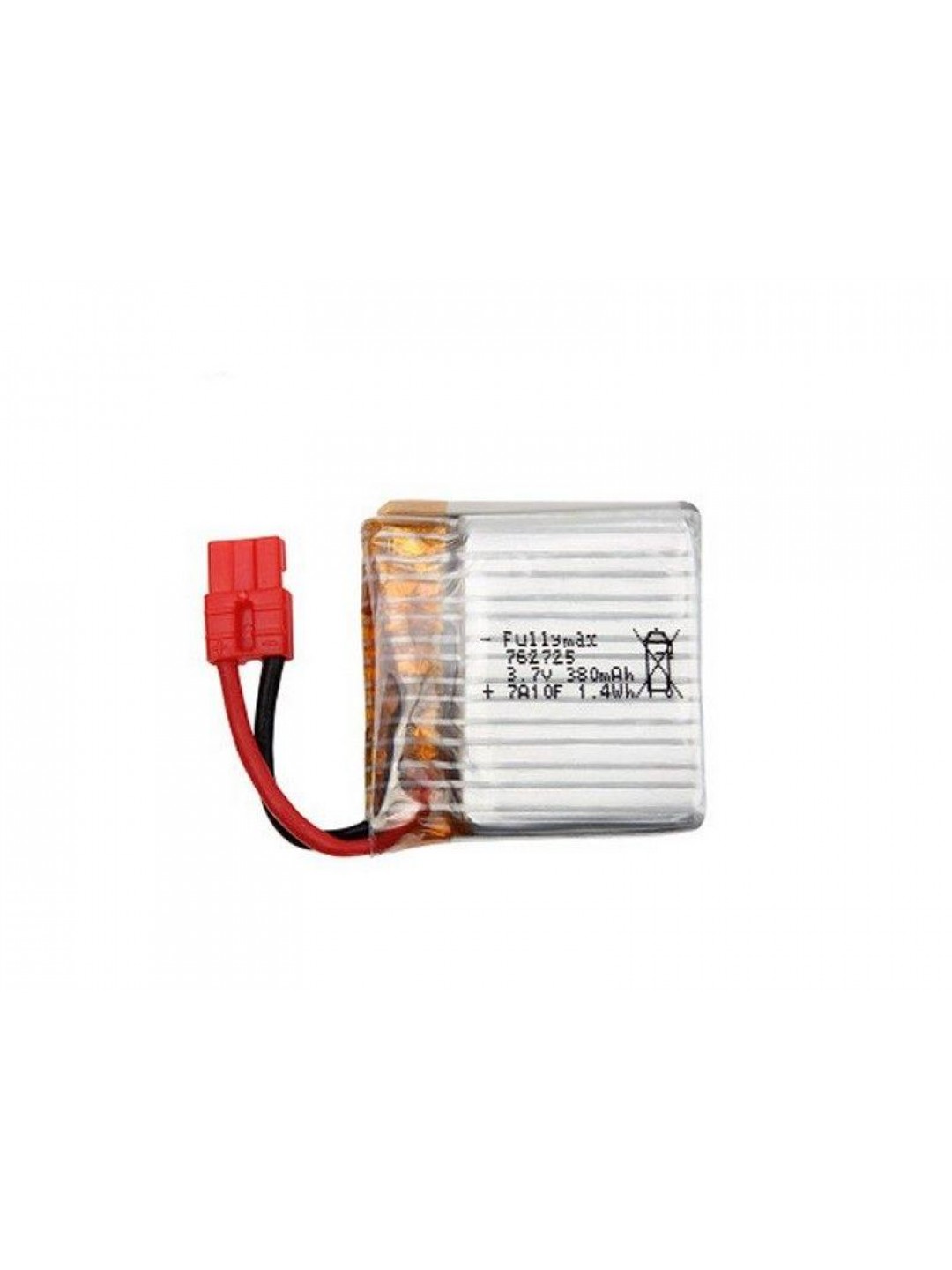 Аккумулятор Li-Po 380mAh, 3,7V для Syma X21W