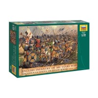 Сборные солдатики ZVEZDA Англ.пехота 100летней войны, 1/72 Сборные солдатики ZVEZDA Англ.пехота 100летней войны, 1/72