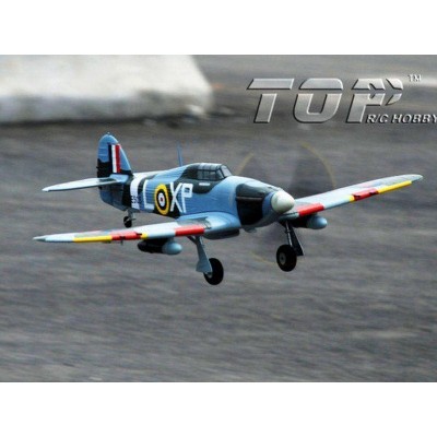 Радиоуправляемый самолет Top RC Hurricane Pro зеленый 750мм flight controller PNP