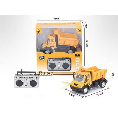 Р/У Самосвал малый желтый YP Toys 6163J3, 13 см, свет, 2.4G 1/64 RTR Р/У Самосвал малый желтый YP Toys 6163J3, 13 см, свет, 2.4G 1/64 RTR