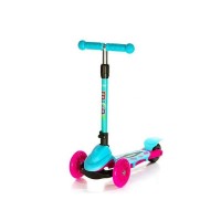 Самокат трехколесный Zumba  (розово-голубой)