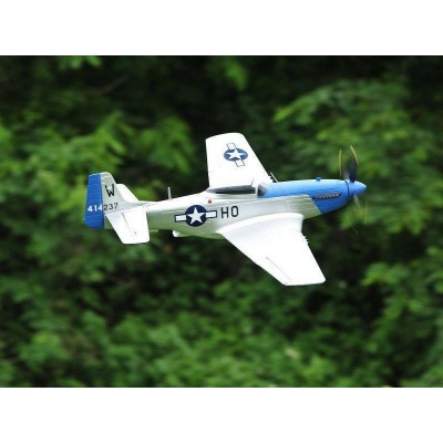 Радиоуправляемый самолет Top RC P-51D синий 750мм 2.4G 4-ch LiPo RTF