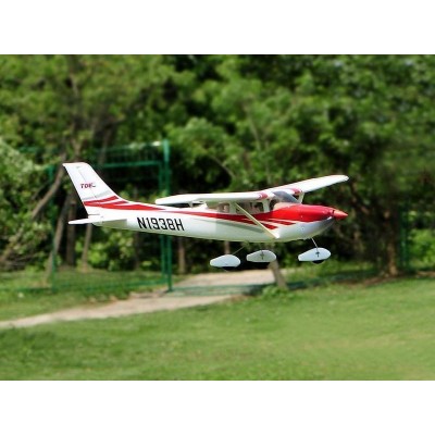 Радиоуправляемый самолет Top RC Cessna 182 400 class синяя 965мм KIT