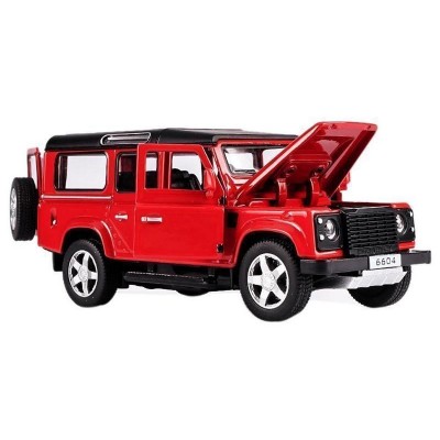 Машина Land Rover Defender 6604 1/32 свет, звук, в асс. инерция (1/12шт.), б/к, 15 см