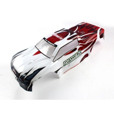 Бело-красный кузов для монстра Himoto E8MTL Бело-красный кузов для монстра Himoto E8MTL