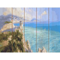 Картина по номерам на дереве 40х50 КРЫМ. ЛАСТОЧКИНО ГНЕЗДО (28 цветов) Картина по номерам на дереве 40х50 КРЫМ. ЛАСТОЧКИНО ГНЕЗДО (28 цветов)