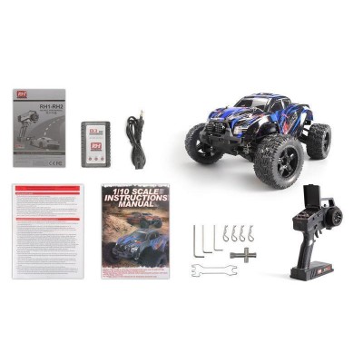 Радиоуправляемый монстр Remo Hobby MMAX PRO (синий) Li-Po 4WD 2.4G 1/10 RTR