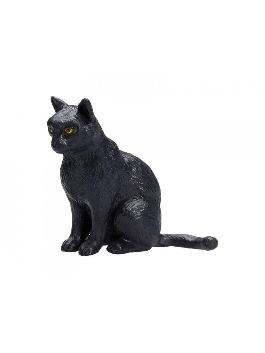 Фигурка KONIK Кошка, черная (сидящая)