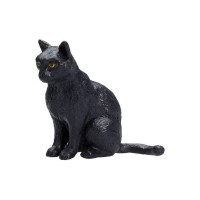 Фигурка KONIK Кошка, черная (сидящая) Фигурка KONIK Кошка, черная (сидящая)