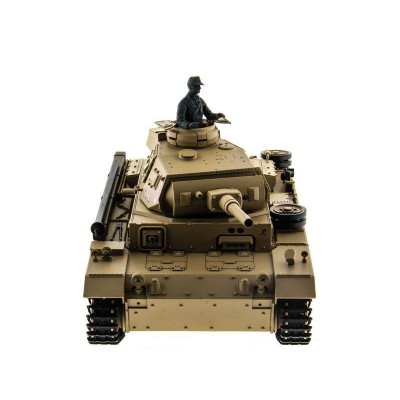 Р/У танк Heng Long 1/16 Panzerkampfwagen III (Германия) 2.4G RTR PRO песочный