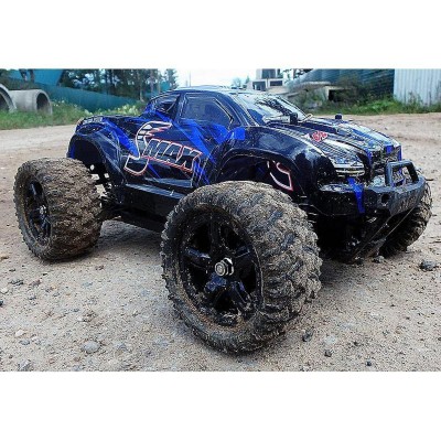 Радиоуправляемый монстр Remo Hobby SMAX (синий) 4WD 2.4G 1/16 RTR