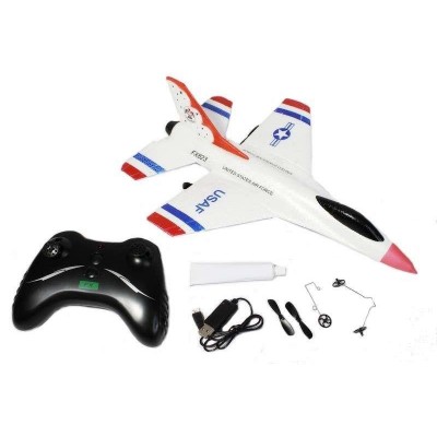 Р/У самолет CTF F16 Thunderbirds FX-823 290мм 2.4G EPP Gyro RTF (с гироскопом)