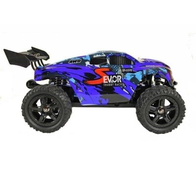 Радиоуправляемая трагги Remo Hobby S EVO-R Brushless (синяя) 4WD 2.4G 1/16 RTR