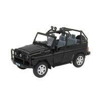 Машина "АВТОПАНОРАМА" УАЗ-469, 1/24, черный, свет. звук. эффекты, инерция, в/к 22*12*11 см Машина "АВТОПАНОРАМА" УАЗ-469, 1/24, черный, свет. звук. эффекты, инерция, в/к 22*12*11 см