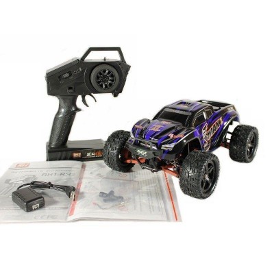 Радиоуправляемый монстр Remo Hobby SMAX UPGRADE V2.0 (синий) 4WD 2.4G 1/16 RTR