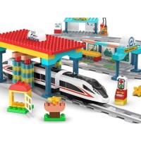 Конструктор CADA скоростной железная дорога (112 деталей), интерактивная, с сенсорами Конструктор CADA скоростной железная дорога (112 деталей), интерактивная, с сенсорами