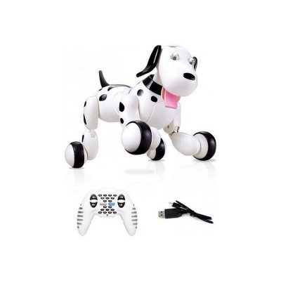 Радиоуправляемая робот-собака HappyCow Smart Dog 2.4G (черная)