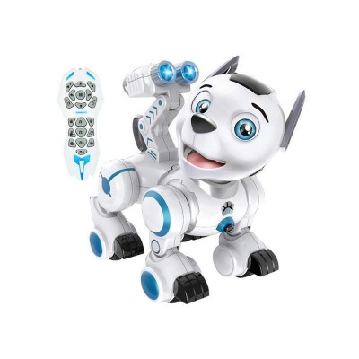 Радиоуправляемая робот-собака LENENG TOYS K10 Wow!Dog звук, свет, танцы, сенсор