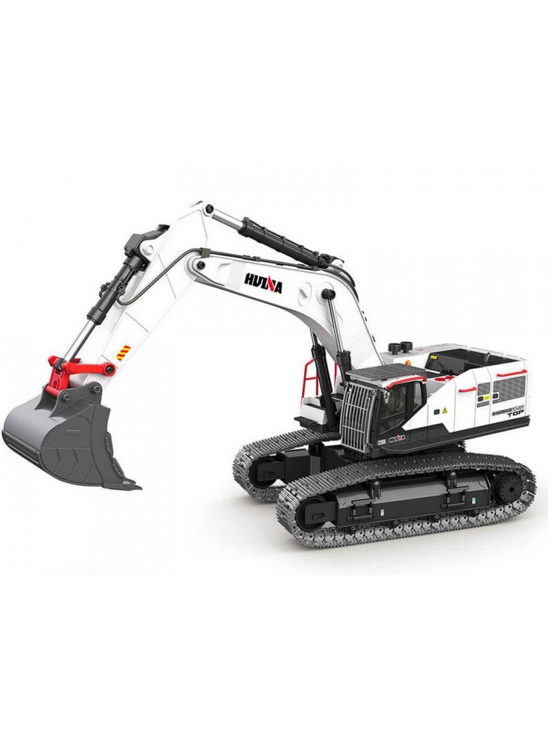 Радиоуправляемый экскаватор HUI NA TOYS, белый 2.4G 22CH 1/14 RTR