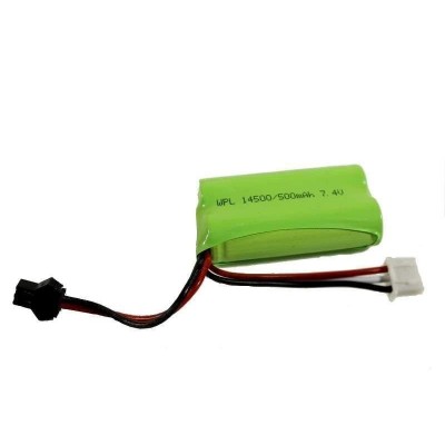 Аккумулятор Li-Ion 500mAh, 7.4V для автомоделей WPL B-14, B-24, C-14, C-24, B-16, B-36