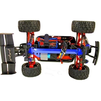 Радиоуправляемая трагги Remo Hobby S EVO-R Brushless UPGRADE (синяя) 4WD 2.4G 1/16 RTR