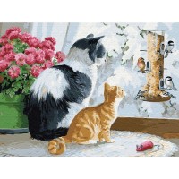 Картина по номерам с цветной схемой на холсте 30х40 Познаем мир (24 цвета) Картина по номерам с цветной схемой на холсте 30х40 Познаем мир (24 цвета)