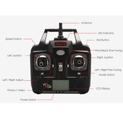 Р/У квадрокоптер Syma X5SW с FPV трансляцией Wi-Fi HeadFree 2.4G RTF