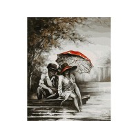 Картина по номерам 40х50 ПАРА ПОД ЗОНТОМ (21цвет) Картина по номерам 40х50 ПАРА ПОД ЗОНТОМ (21цвет)