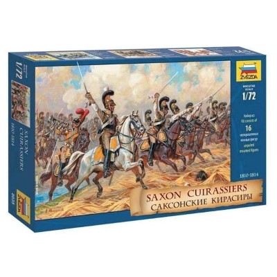 Сборные солдатики ZVEZDA Саксонские кирасиры 1810-1814 г.г., 1/72