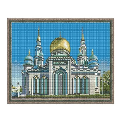 Алмазная мозаика с нанесенной рамкой 40х50 МОСКОВСКАЯ СОБОРНАЯ МЕЧЕТЬ (31 цвет) Алмазная мозаика с нанесенной рамкой 40х50 МОСКОВСКАЯ СОБОРНАЯ МЕЧЕТЬ (31 цвет)
