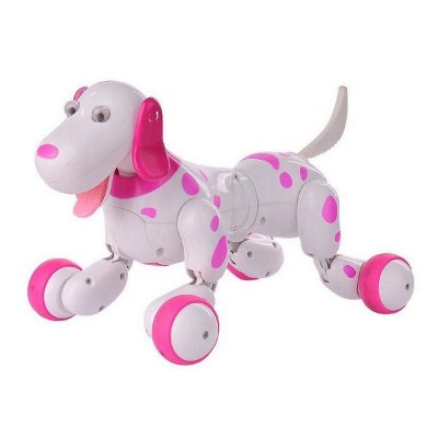 Радиоуправляемая робот-собака HappyCow Smart Dog 2.4G (розовая)