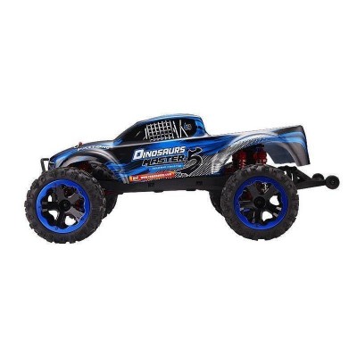 Радиоуправляемый монстр Remo Hobby Dinosaurs Master Brushless UPGRADE (синий) 4WD 2.4G 1/8 RTR