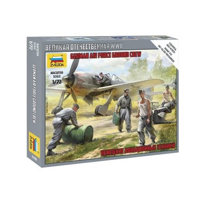 Сборные солдатики ZVEZDA Немецкие авиатехники, 1/72