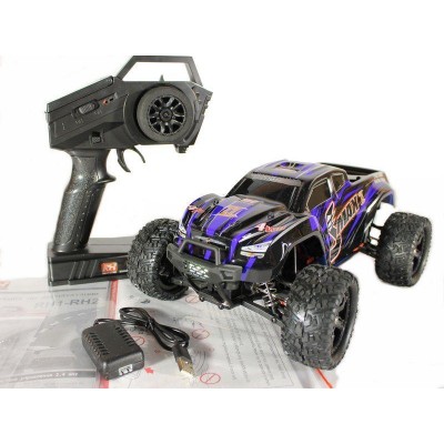 Радиоуправляемый монстр Remo Hobby SMAX V2.0 (синий) 4WD 2.4G 1/16 RTR