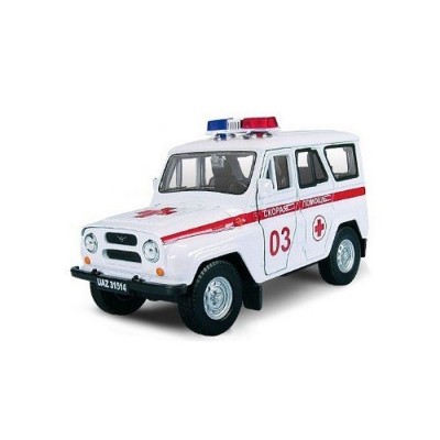 Машина Autotime "UAZ 31514" скорая  помощь 1:36