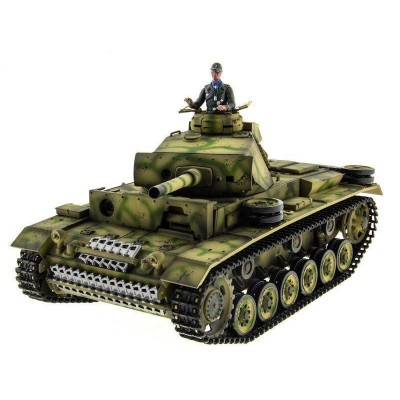 Р/У танк Taigen 1/16 Panzerkampfwagen III (Германия) HC (для ИК танкового боя) 2.4G RTR