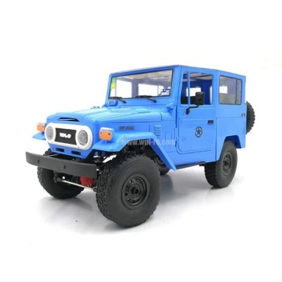 Радиоуправляемая машина WPL японский внедорожник FJ40 (голубая) 4WD 2.4G 1/16 KIT